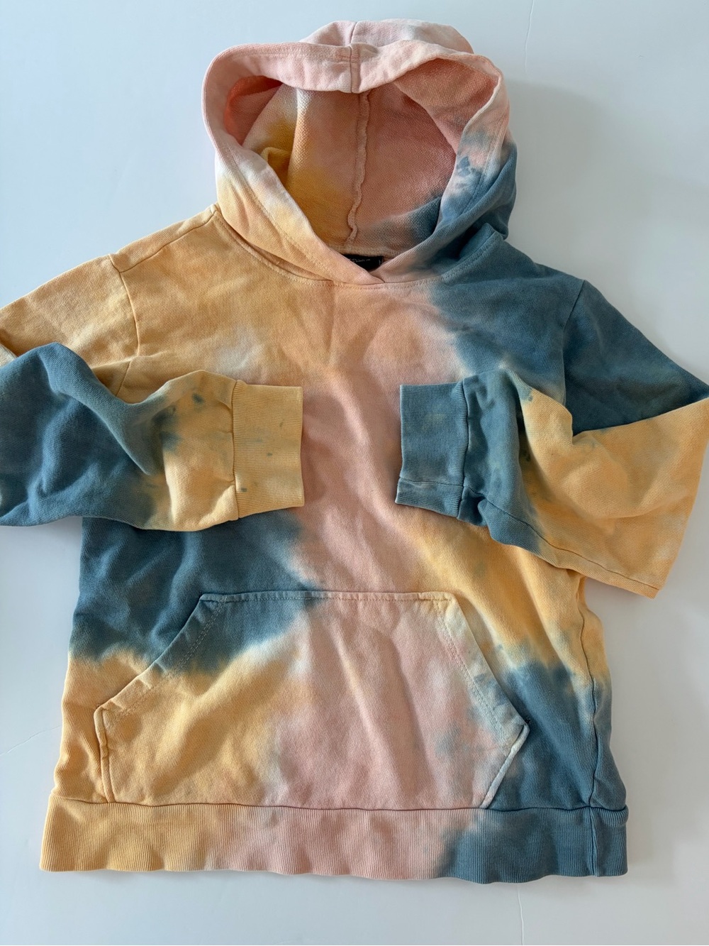 Tiny Whales Kids’ Tie Dye Pullover Hoodie 8Y Play Condition Unisex